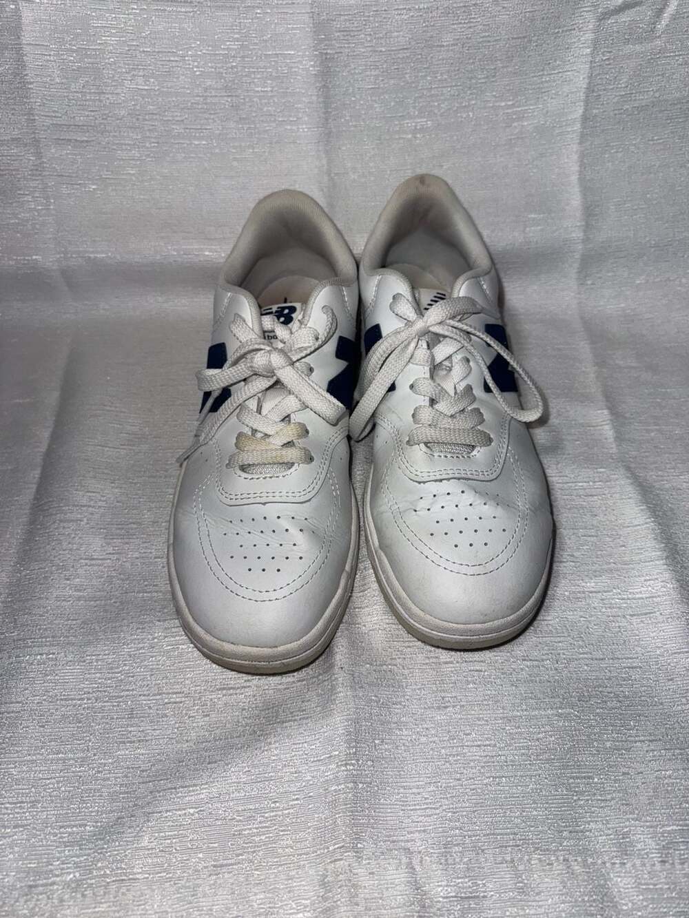 New Balance BB80 Casual Sneakers White and Navy